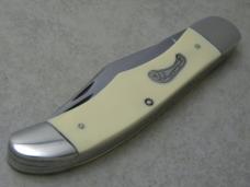 Frontier by Imperial USA Slick White 4624 Folding Hunter Knife