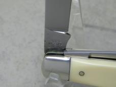Frontier by Imperial USA Slick White 4322 Slimline Trapper Farmers Jack Knife