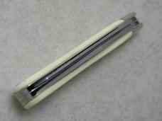 Frontier by Imperial USA Slick White 4322 Slimline Trapper Farmers Jack Knife