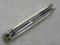 Frontier by Imperial USA Slick White 4132 Small Stockman Knife