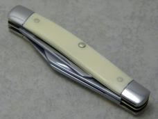 Frontier by Imperial USA Slick White 4132 Small Stockman Knife