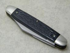 Mumbly Peg by Camco USA Jigged Black Jack Knife with Rules Pamplet c.1950's