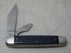 Mumbly Peg by Camco USA Jigged Black Jack Knife with Rules Pamplet c.1950's