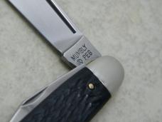 Mumbly Peg by Camco USA Jigged Black Jack Knife with Rules Pamplet c.1950's