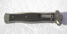 NEW 2004 AGA CAMPOLIN "ZERO" ( CARBON FIBER SCALES ) AUTO LEVER LOCK DAGGER BLADE 
