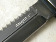 SOG Dagger 1 Double Edge Fixed Blade Knife w/Kydex Sheath