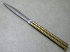Vintage WW2 Era Made in Philippines Brass Balisong Butterfly Knife