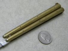 Vintage WW2 Era Made in Philippines Brass Balisong Butterfly Knife