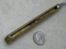 Vintage WW2 Era Made in Philippines Brass Balisong Butterfly Knife