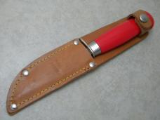 Vintage El Gallo by MORA Sweden Red Fixed Blade Sheath Knife