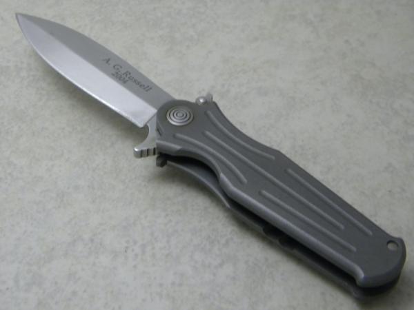 A.G. Russell 2004 Folding Sting Titanium Frame Lock Knife