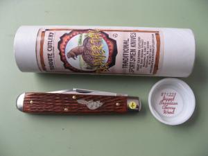 GEC 871223 ENGLISH JACK BEAVER TAIL JIGGED BRAZILIAN CHERRY #4