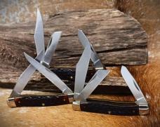 Schrade Cutlery Classics Tradesman 5 Knives & Wall Hanging Case Year 1981 - Serial# G1263 of G1,400