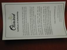 Tuna Valley Cutlery Bethlehem Holy Land Olivewood Barlow Knife Super Rare 1 of 60 COA USA Made