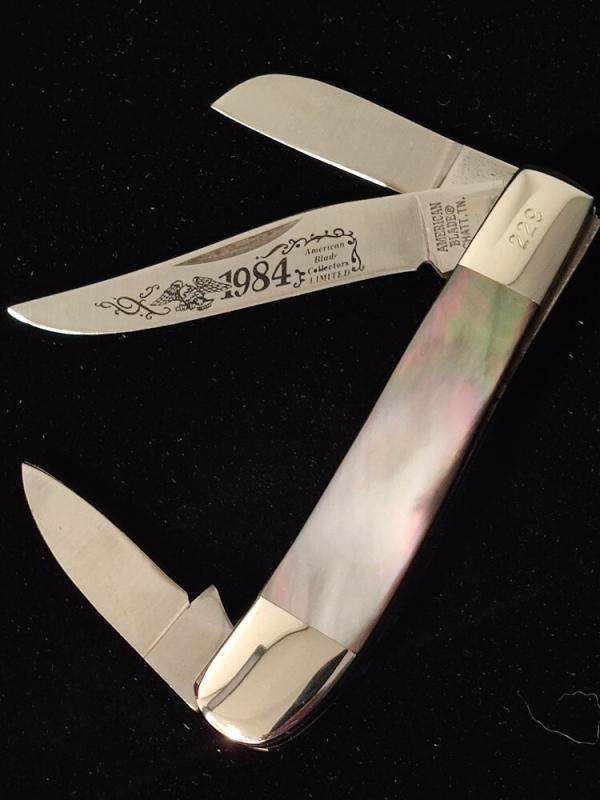 ABCA American Blade 1984 MOP Stockman ABCA American Blade 1984 MOP Stockman