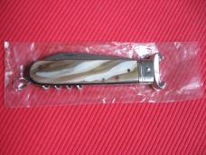 VINTAGE ROSA V. MANIAGO INOX STAMPED ITALIAN MANUAL SHELL PULLER KNIFE
