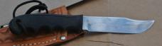 Imperial Tuf Stag Fighter 11" Rubber Handle Cli[p Point Blade Mirror Polished Very Light Honing