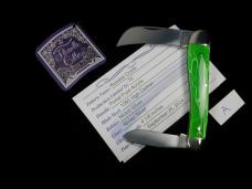 Titusville Cutlery Smooth Portal Fluid Acrylic Rooster Comb Farmer Knife 1 of 70 COA USA Made 2024