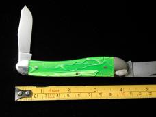 Titusville Cutlery Smooth Portal Fluid Acrylic Rooster Comb Farmer Knife 1 of 70 COA USA Made 2024