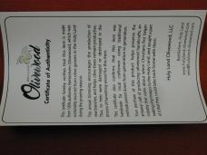 Tuna Valley Cutlery Bethlehem Holy Land Olivewood Phoenix Jack Knife Super Rare 1 of 35 COA USA Made