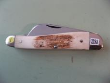   DANIELS FAMILY KNIFE BRANDS-TITUSVILLE CUTLERY-ROOSTER COMB MAMMOTH BARK IVORY $450 EACH SHIPPED 