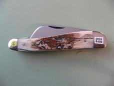   DANIELS FAMILY KNIFE BRANDS-TITUSVILLE CUTLERY-ROOSTER COMB MAMMOTH BARK IVORY $450 EACH SHIPPED 