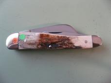   DANIELS FAMILY KNIFE BRANDS-TITUSVILLE CUTLERY-ROOSTER COMB MAMMOTH BARK IVORY $450 EACH SHIPPED 