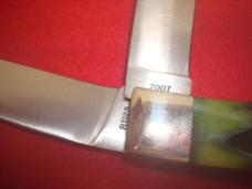 2007 Remington USA Limited Edition R1123 Silver Anniversary Knife New in Tin with Papers 25th