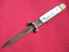 RARE Vintage Toledo Spain Gravity Shell Puller OTF Knife