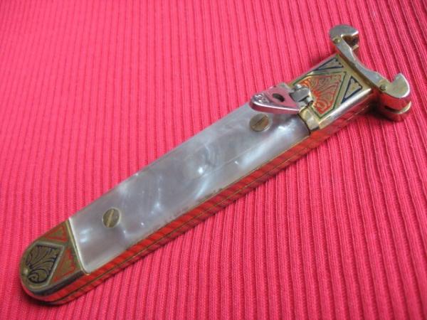 RARE Vintage Toledo Spain Gravity Shell Puller OTF Knife