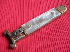 RARE Vintage Toledo Spain Gravity Shell Puller OTF Knife