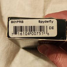 Spyderco Spyderfly Rainbow Butterfly Knife 4-1/8" Stainless Blade -