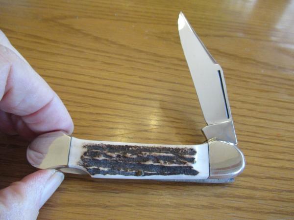 Hoffritz Stag Folding Lock Back Solingen Germany Hoffritz Stag Folding Lock Back Solingen Germany