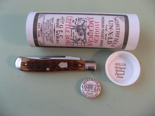 GEC 488224 NORTHFIELD SLIM DOG JACK ANTIQUE YELLOW JIGGED BONE #3