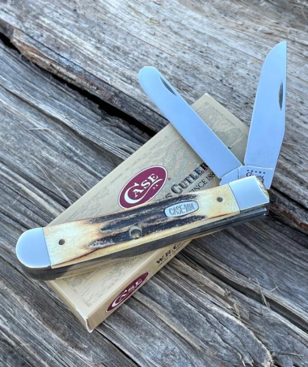 CASE XX ** 2000 MILLENNIUM STAG TRAPPER CASE XX ** 2000 MILLENNIUM STAG TRAPPER