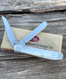 CASE XX ** 2000 MILLENNIUM MOTHER OF PEARL MINI TRAPPER