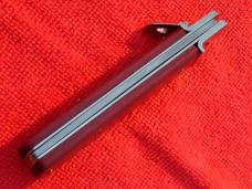 New 7-3/4" Boker/Hubertus style Leverlock automatic switchblade wood handles II