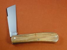 Titusville Cutlery 2024 Holy Land Olivewood Big Easy Shadow Cotton Knife Rare 1 of 30 COA USA Made