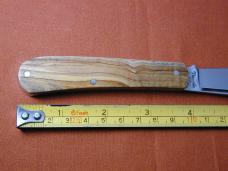Titusville Cutlery 2024 Holy Land Olivewood Big Easy Shadow Cotton Knife Rare 1 of 30 COA USA Made