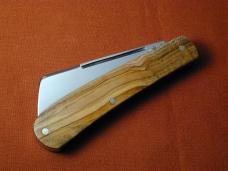 Titusville Cutlery 2024 Holy Land Olivewood Big Easy Shadow Cotton Knife Rare 1 of 30 COA USA Made
