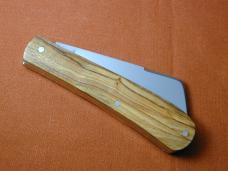 Titusville Cutlery 2024 Holy Land Olivewood Big Easy Shadow Cotton Knife Rare 1 of 30 COA USA Made