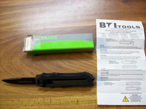 Schrade Knife Discontinued OTF Spring Loaded Survival W/Safety UNUSED Box & Instructions