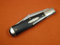 Great Eastern Cutlery GEC Gabon Ebony Wood Allegheny Large Coke Bottle Knife 1 of 762 USA 976119