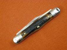 Great Eastern Cutlery GEC Northfield Sambar Stag Conductor Knife NIT 1 of 509 USA Made 331220