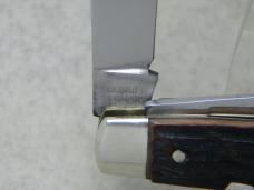 Bower Solingen Germany Jigged Bone Stockman Knife