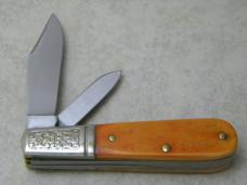 S.C.C. USA Schrade Cut Co. 206 Delrin Barlow Knife in Box