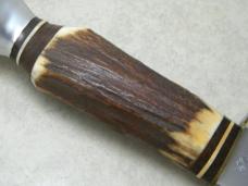 Carl Schlieper Solingen Germany German Eye Stag Jim Bowie Original Buffalo Skinner Sheath Knife