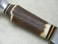 Carl Schlieper Solingen Germany German Eye Stag Jim Bowie Original Buffalo Skinner Sheath Knife