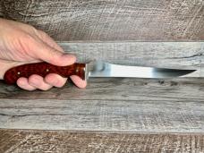Custom Fish Filet Knife in AEB-L Stainless Steel with Snakewood Handles