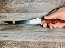 Custom Fish Filet Knife in AEB-L Stainless Steel with Snakewood Handles